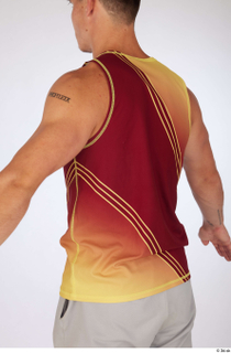 Darren dressed red-yellow tank top sports upper body 0004.jpg